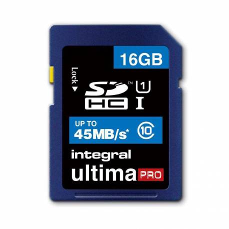 Integral karta pamięci SDHC 16GB CLASS 10 - transfer do 45Mb/s