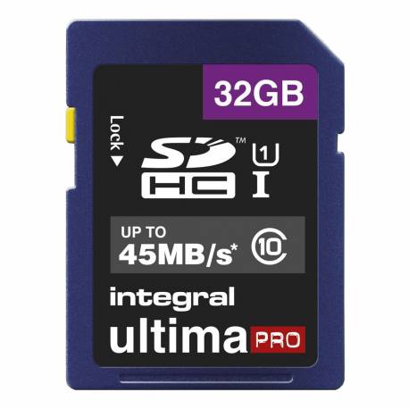 Integral karta pamięci SDHC 32GB CLASS 10 - transfer do 45Mb/s