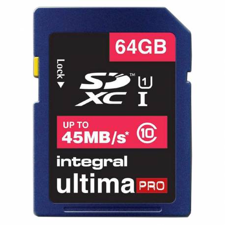 Integral karta pamięci SDHC 64GB CLASS 10 - transfer do 45Mb/s