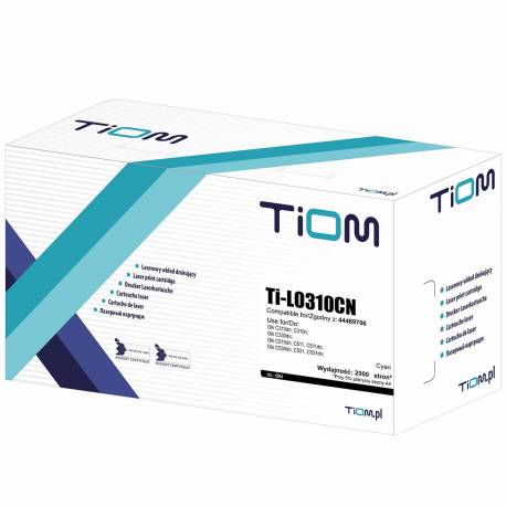 Toner Tiom do OKI 44469706, C310/C510/C530 cyan