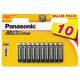 Baterie Panasonic alkaliczne ALKALINE LR03/10, 10szt.
