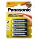Baterie Panasonic alkaliczne ALKALINE LR06AP/4BP, 4szt.