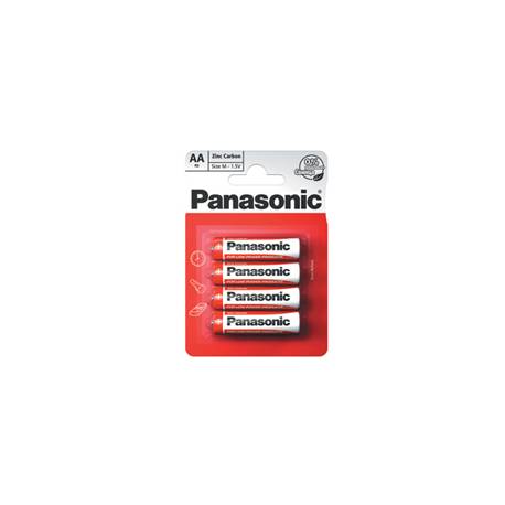 Bateria Panasonic węglowo-cynkowa R6/4BP, 4szt.