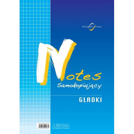 Notes samokopiujący gładki A5, 40 kartek, Michalczyk N-113-3