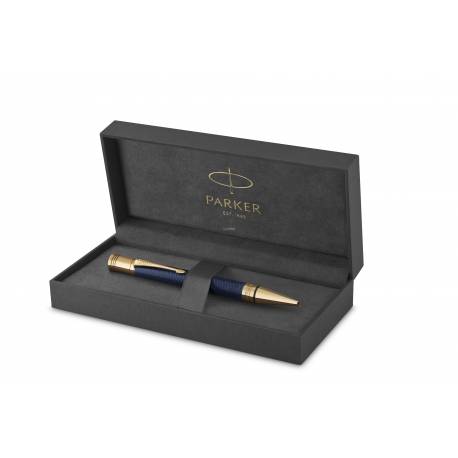 Długopis Parker Duofold Prestige Blue Chevron GT, wkład czarny, giftbox