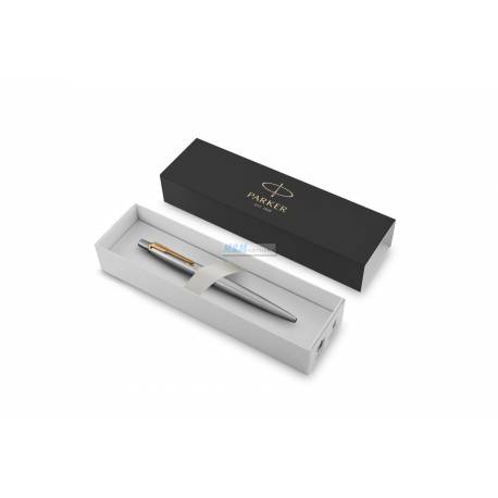 Długopis żelowy Parker Jotter Stalowy GT, wkład czarny, giftbox, Parker 2020647
