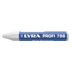 Kreda do profesjonalnych zastosowań Lyra PROFI 798, biały 12 sztuk