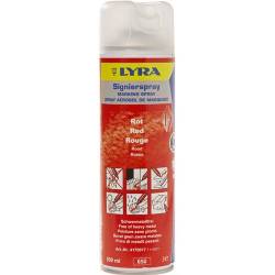 Spray do oznaczeń Lyra PROFI marking spray 500 ml czerwony
