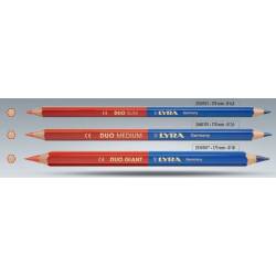 Ołówek do oznaczeń czerwono / niebieski Lyra DUO SLIM, 12 sztuk