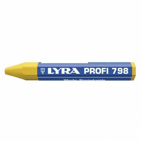 Kreda do profesjonalnych zastosowań Lyra PROFI 798, żółty wosokowa