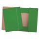 Teczka z gumką, papierowa na dokumenty A4, zielona