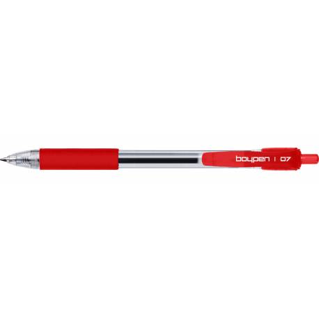 Długopis Rystor BOY-PEN EKO, końc-0.3 mm, czerwony