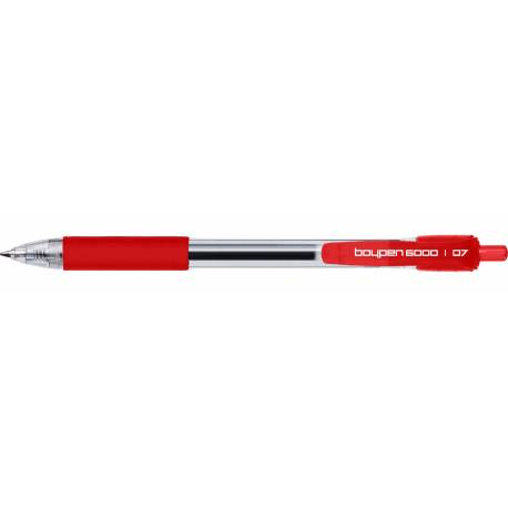 Długopis Rystor BOY-PEN 6000, końc-0.3 mm, czerwony