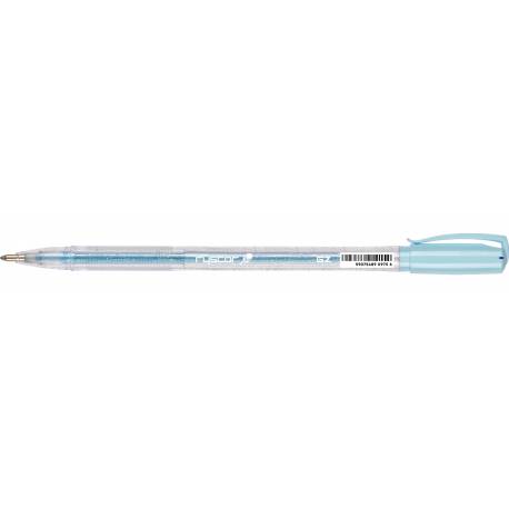 Pióro żelowe Rystor GZ-031, fluo-brokatowe, końc-0.3 mm, niebieski