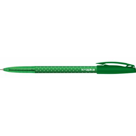Długopis Rystor Kropka, końc-0.5 mm, zielony