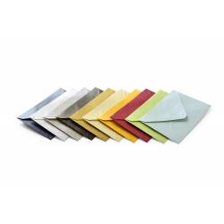 Koperty ozdobne, kolorowe, B7 Mix kolorów metalizowany K., 120g, 100szt. w opak.