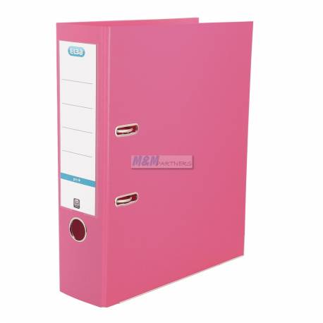 Segregator A4, biurowy segregator na dokumenty Elba Pro+, 8 cm, różowy