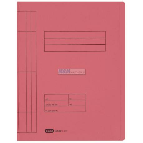 Skoroszyt papierowy, sztywny karton, na dokumenty A4, Elba, 250g, czerwony