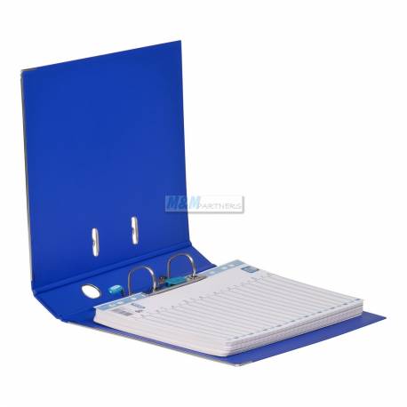 Segregator A4, biurowy segregator na dokumenty Elba Pro+, 5 cm, niebieski