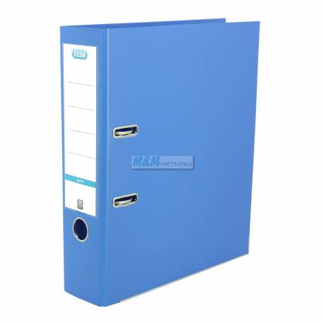 Segregator A4, biurowy segregator na dokumenty Elba Pro+, 8 cm, jasnoniebieski