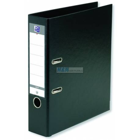 Segregator A4, biurowy segregator na dokumenty Elba Pro+, 8 cm, czarny