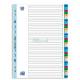 Przekładki do segregatora, plastikowe przekładki A4 PP, Elba Numeryczne (1-31) kolorowe