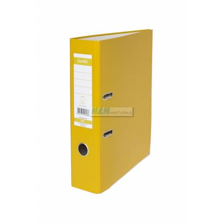 Segregator A4, biurowy segregator na dokumenty Bantex XXL 80mm, żółty