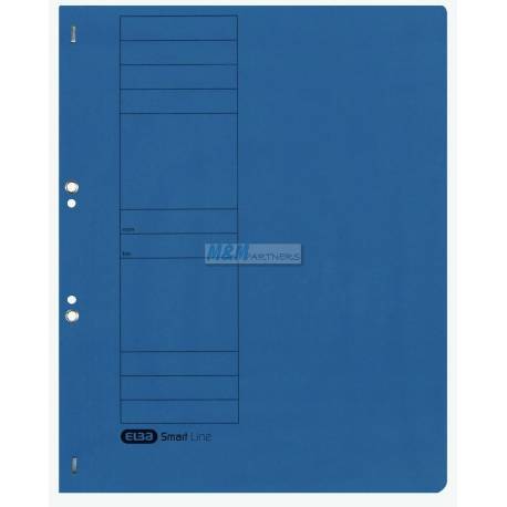 Skoroszyt papierowy, oczkowy skoroszyt wpinany do segregatora,, A4 Elba, niebieski