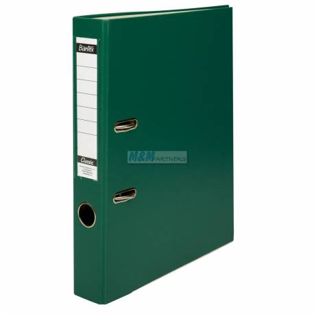 Segregator A4, biurowy segregator na dokumenty Bantex Classic 5cm zielony