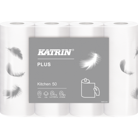 Ręczniki kuchenne Katrin Plus kitchen 50, 4-pack 234125 super biały, 2-w, 32 sztuk