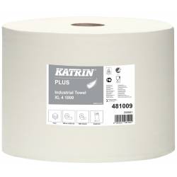 Czyściwa papierowe Katrin Plus xl 4 1000i 481009 super biały 4-w, 1 sztuk