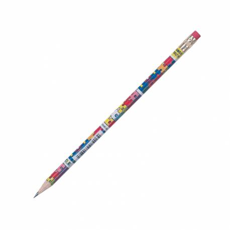 Ołówek szkolny, grafitowy ołówek z gumką, PUZZLE Koh-i-noor