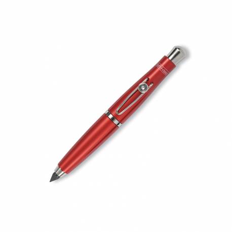 Ołówek mechaniczny, automatyczny, na wkłady 5.6mm, do rysunku, czerwony