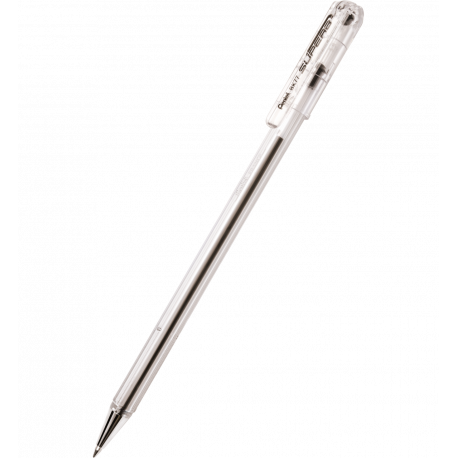 Długopis Pentel Superb BK77, cienkopiszący długopis ze skuwką, czarny