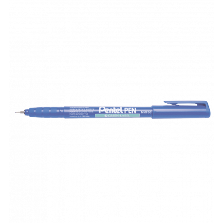 Marker permanentny Pentel NMF50, cienki pisak precyzyjny 0.1mm, niebieski