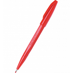 Pisak do kaligrafii Pentel Sign Pen S520, do grafik i ilustracji, czerwony