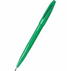 Pisak do kaligrafii Pentel Sign Pen S520, do grafik i ilustracji, zielony