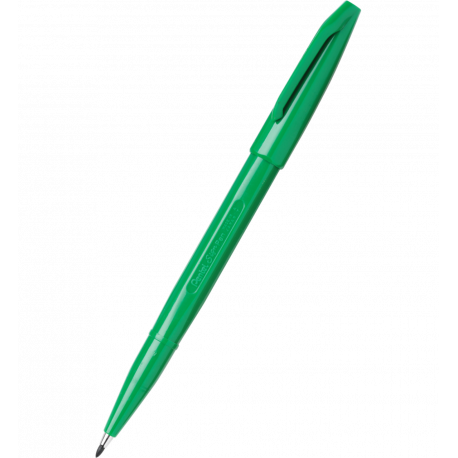 Pisak Pentel Sign Pen S520, flamastry kreślarskie, zielony