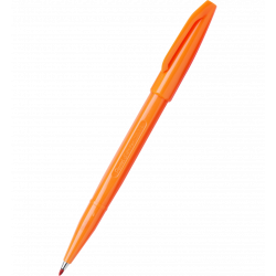 Pisak do kaligrafii Pentel Sign Pen S520, do grafik i ilustracji, pomarańczowy