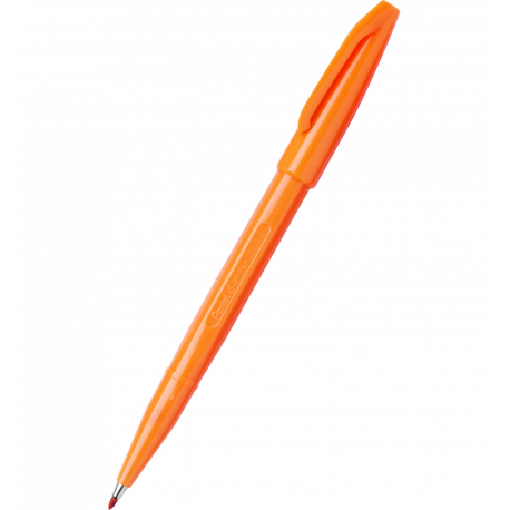 Pisak Pentel Sign Pen S520, flamastry kreślarskie, pomarańczowy