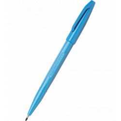 Pisak do kaligrafii Pentel Sign Pen S520, do grafik i ilustracji, błękitny