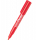 Marker permanentny Pentel NN50, pisak do metalu szkła plastiku, okrągła, czerwony