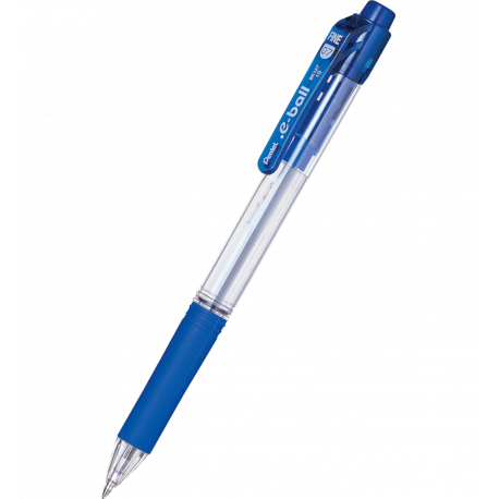 Długopis Pentel, automatyczny E-Ball BK127, 0.7 mm, niebieski