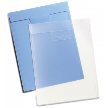 Koperta na dokumenty, plastikowa koperta A4 Pentel DCD64, pionowa, niebieski