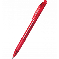Długopis Pentel, automatyczny WOW BK417, 0.27 mm, czerwony
