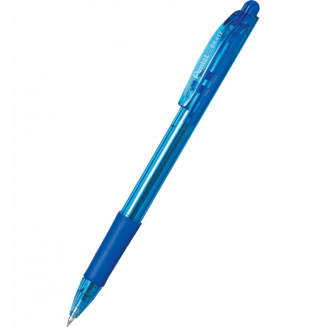 Długopis Pentel BK417 WOW, automatyczny długopis cienkopiszący, niebiesk