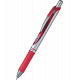 Pióro kulkowe Pentel EnerGel BL77, automatyczny cienkopis żelowy, czerwony