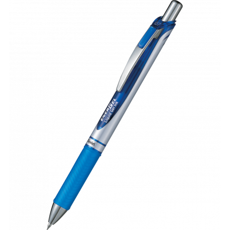 Pióro kulkowe Pentel EnerGel BL77, automatyczny cienkopis żelowy, niebieski