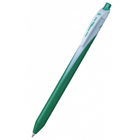 Pióro kulkowe Pentel Energel, cienkopis żelowy, zielone BL437-D