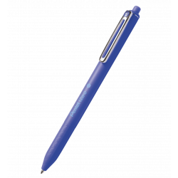 Długopis automatyczny, Pentel BX467 iZee, cienkopiszący, niebieski